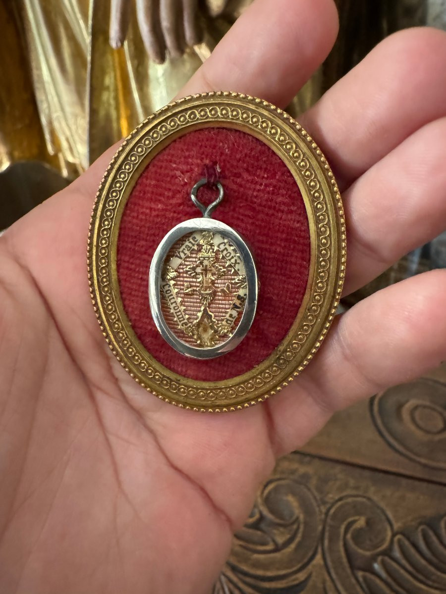 Reliquary - Relic Of The True Cross And The Holy Crown Of Thorns - Sterling Silver-photo-8