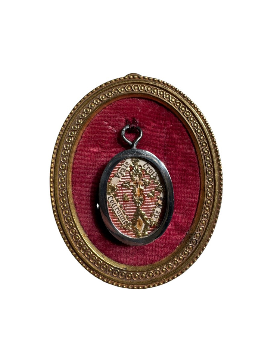Reliquary - Relic Of The True Cross And The Holy Crown Of Thorns - Sterling Silver