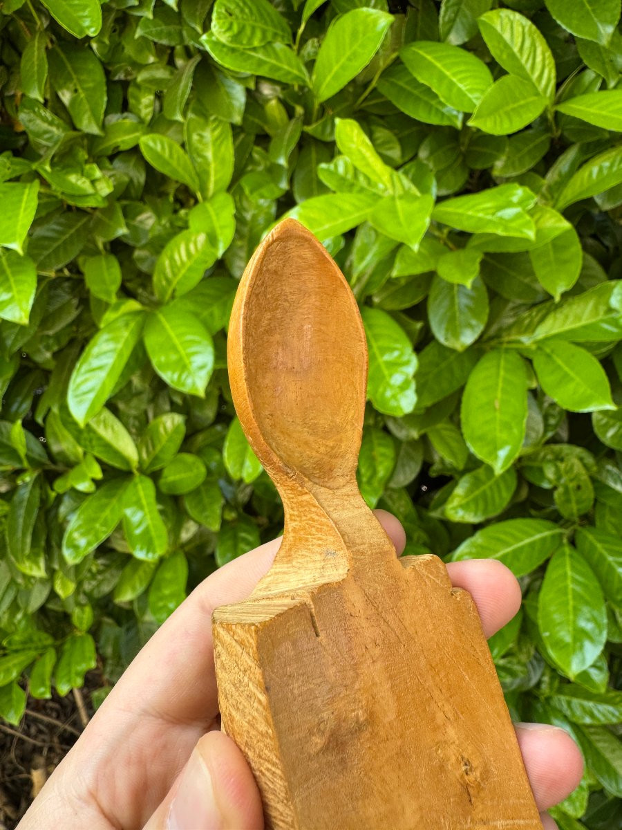  Curiosity - Wooden Spoon - An Everyday Object With An Interrupted Gesture - Folk Art-photo-8