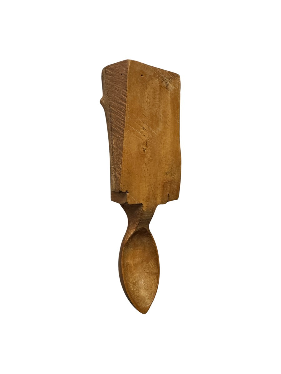  Curiosity - Wooden Spoon - An Everyday Object With An Interrupted Gesture - Folk Art