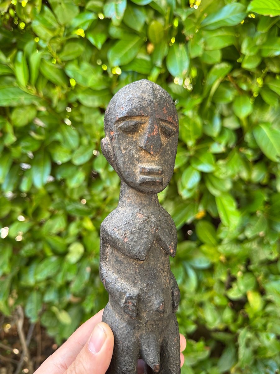 African Art, Primitive Art - Ancient Female Statue Lobi -photo-5