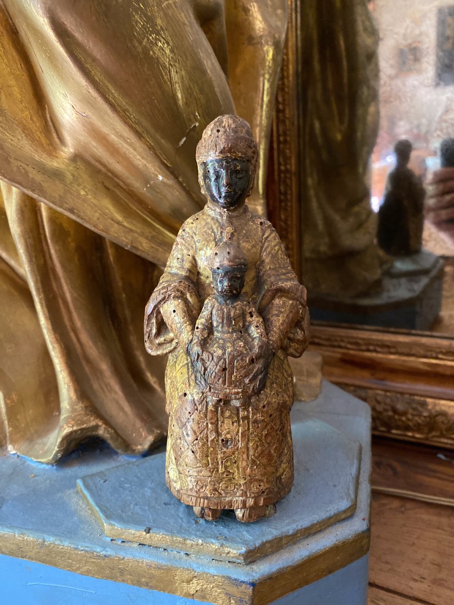 Statuaire - Vierge Noire du Puy-en-Velay, Vierge en Majesté - Haute Époque - Art Populaire-photo-6