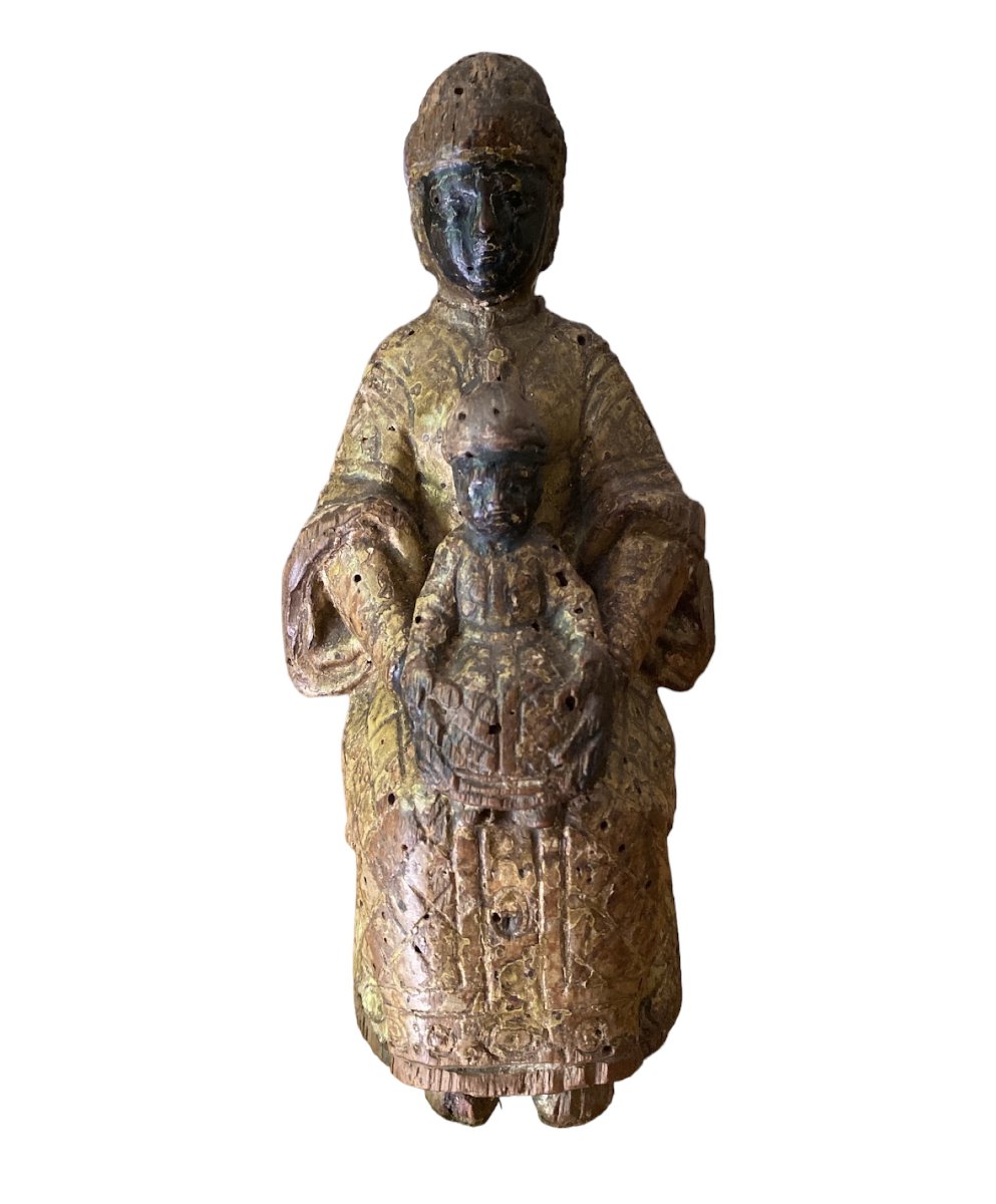 Statuaire - Vierge Noire du Puy-en-Velay, Vierge en Majesté - Haute Époque - Art Populaire
