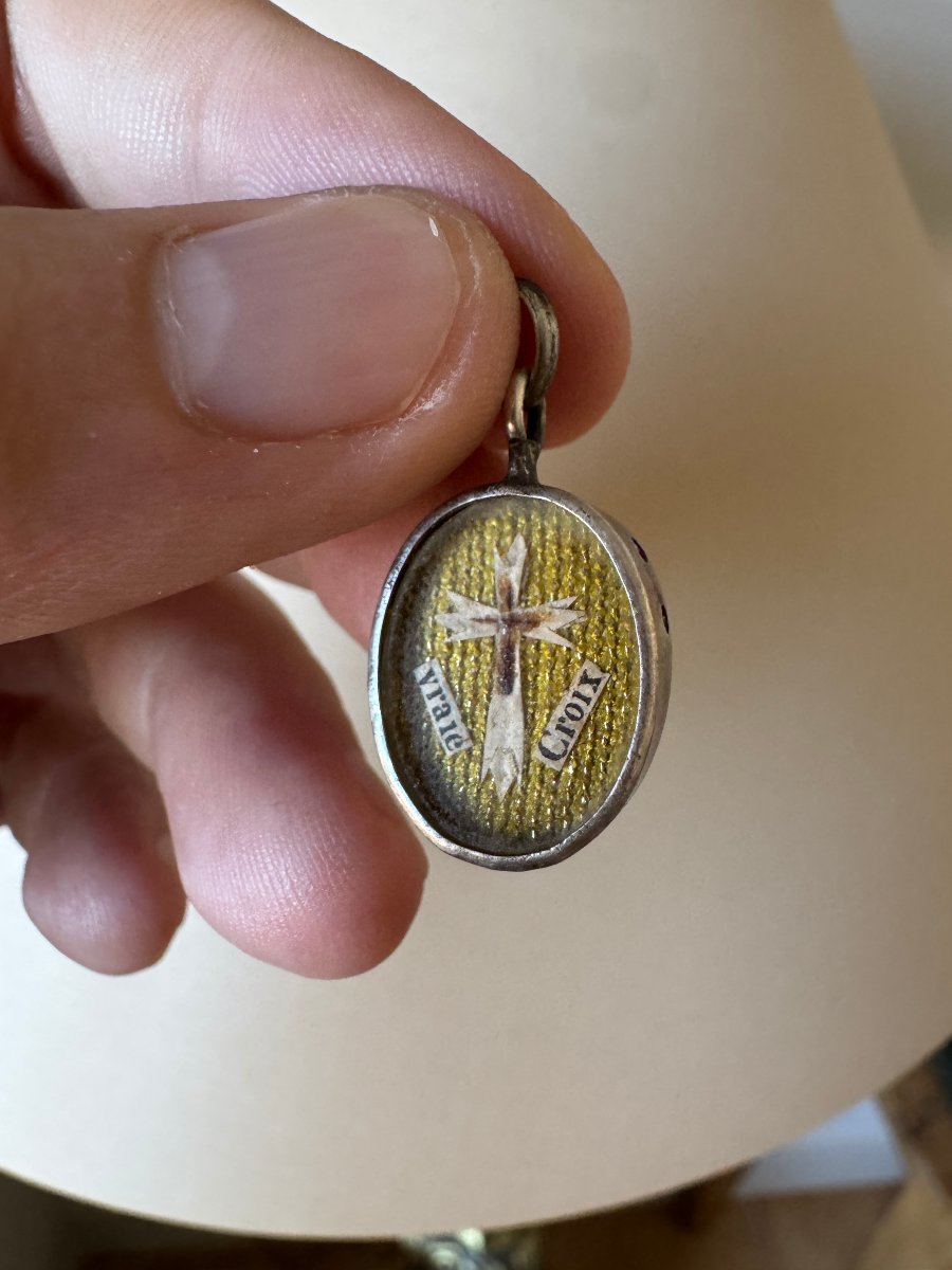 Reliquaire – Reliquaire de la Vraie Croix de Notre Seigneur Jésus-Christ – Ex Ligno Crucis -photo-3
