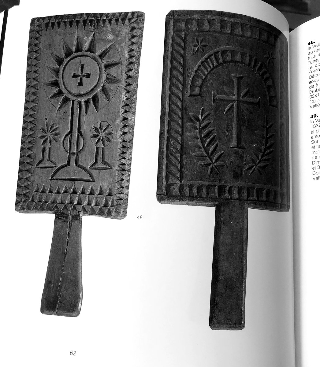 Museum - Butter Stamp – Carved Butter Plate – Folk Art – Monstrance-photo-4
