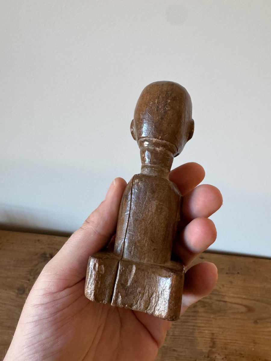 Art premier – Poupée de fécondité Agni – Statuette féminine – Art africain - Art tribal-photo-4