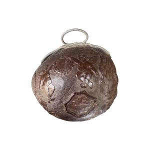 Tasse de chasse &ndash; &ldquo;Les anges et le serpent&rdquo; &ndash; Art populaire &ndash; France &ndash; Coupe de chasse - Curio