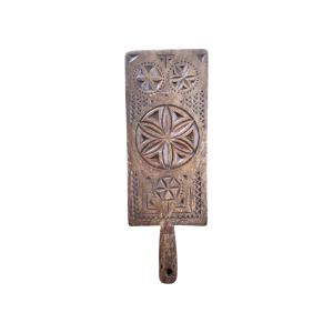 Butter Pat, Bread Mark, Butter Mark - Carved Butter Plate - Folk Art