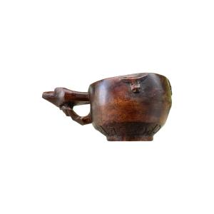 Museum – Cup Featuring An Anthropomorphic Cowherd With A Built-in Whistle – Folk Art – Whistle