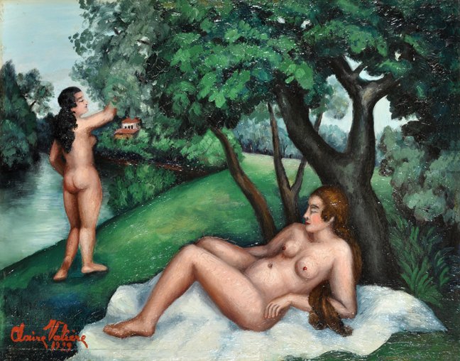 CLAIRE VÀLIERE .  Sérénité, 1929