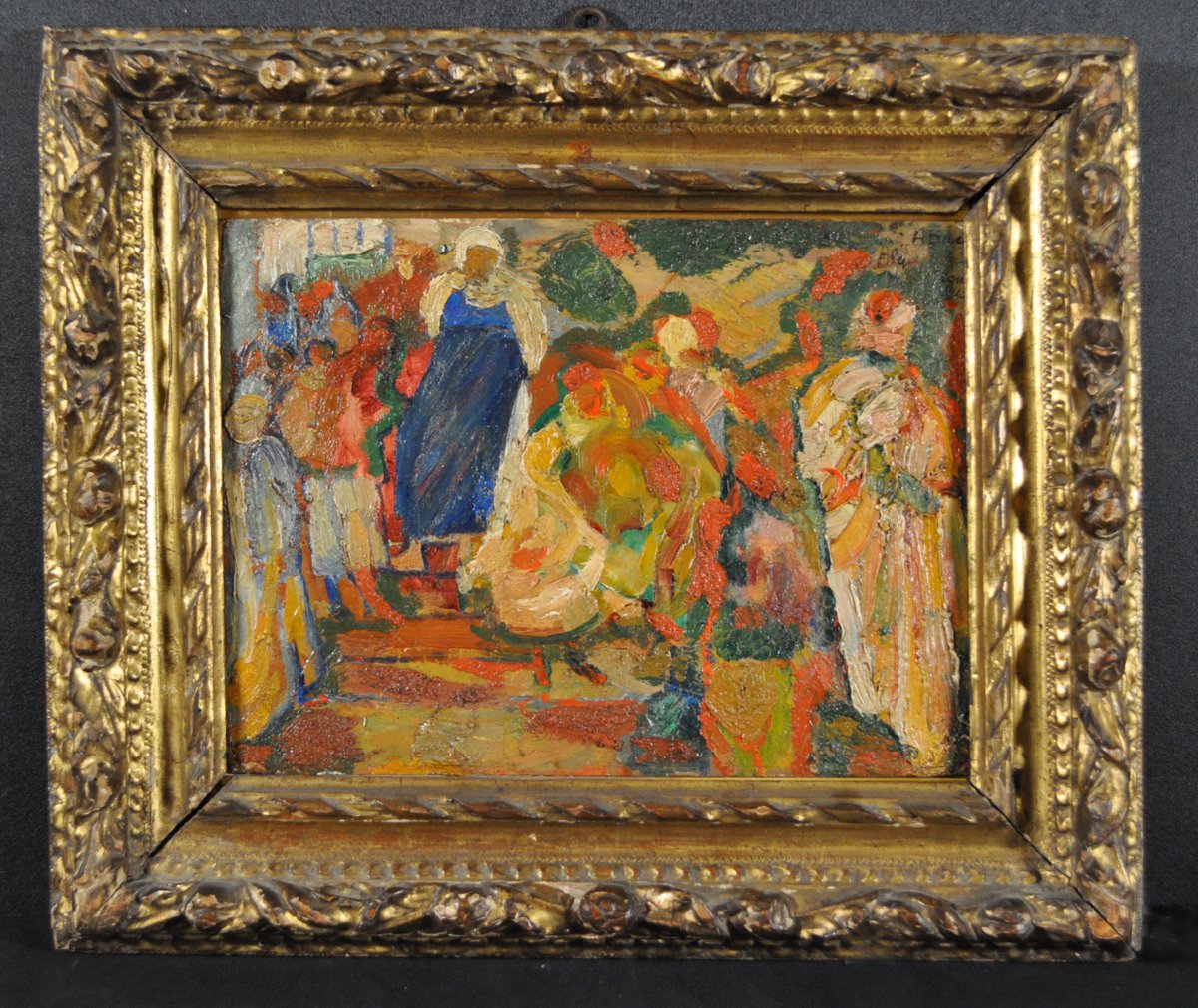 Anselmo Bucci (fossombrone, 1887 – Monza, 1955). Dispute Among Arabs, Algiers, 1913-photo-3