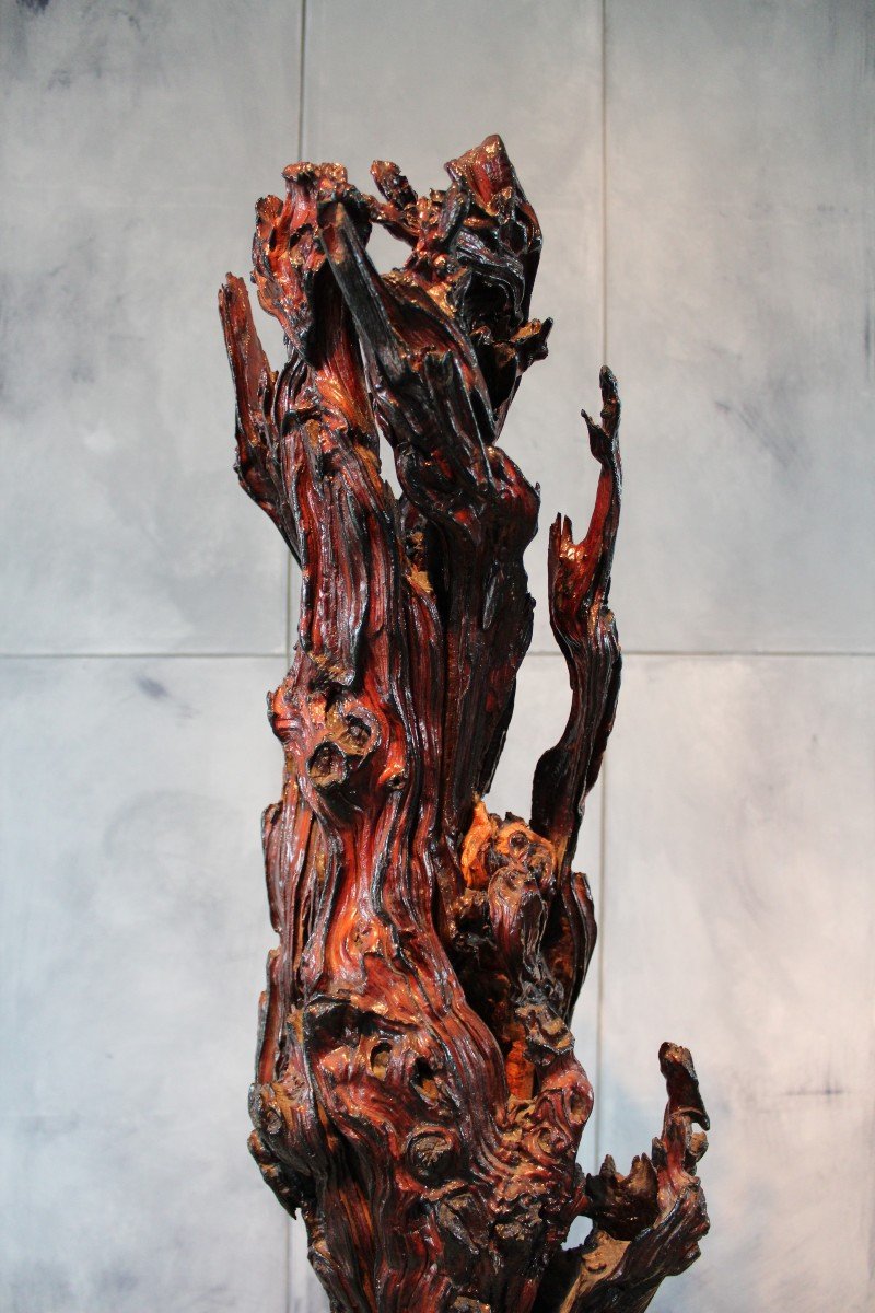 Organic Tree Root Sculpture - 1970's-photo-2