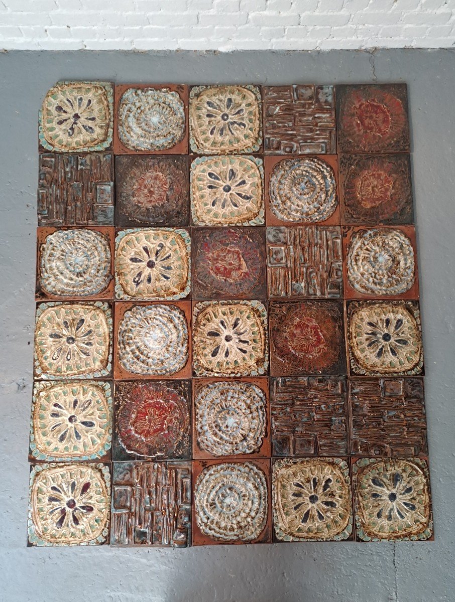 Rare Modernist Tiles By Alvaro Rocha