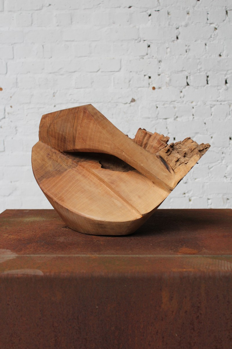 Sculpture En Bois De Forme Libre De Roland Lavianne (1948-2022)