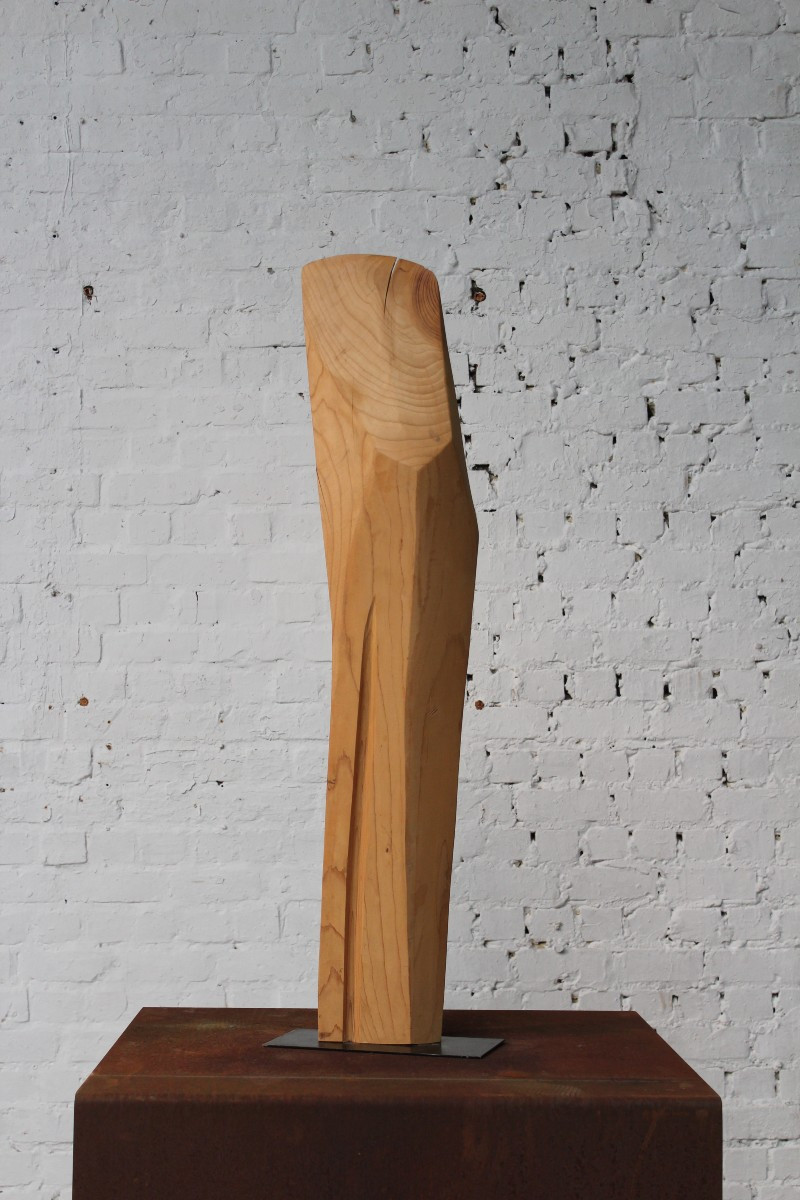 Sculpture En Bois De Forme Libre De Roland Lavianne (1948-2022)