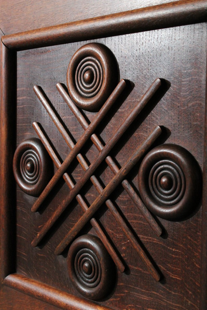 Sculptural Art Deco Sideboard-photo-3