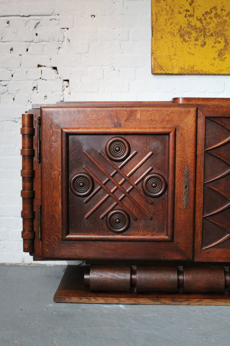 Sculptural Art Deco Sideboard-photo-4