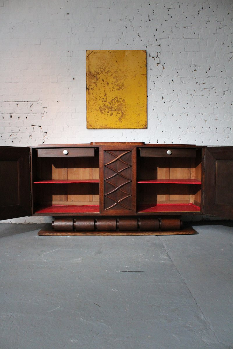 Sculptural Art Deco Sideboard-photo-1