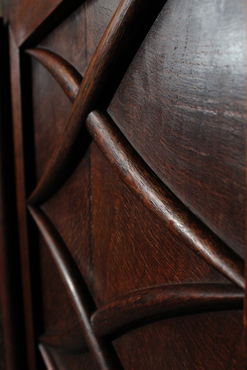 Sculptural Art Deco Sideboard-photo-4