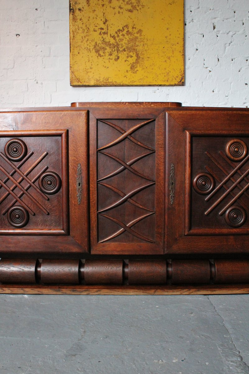 Sculptural Art Deco Sideboard-photo-5