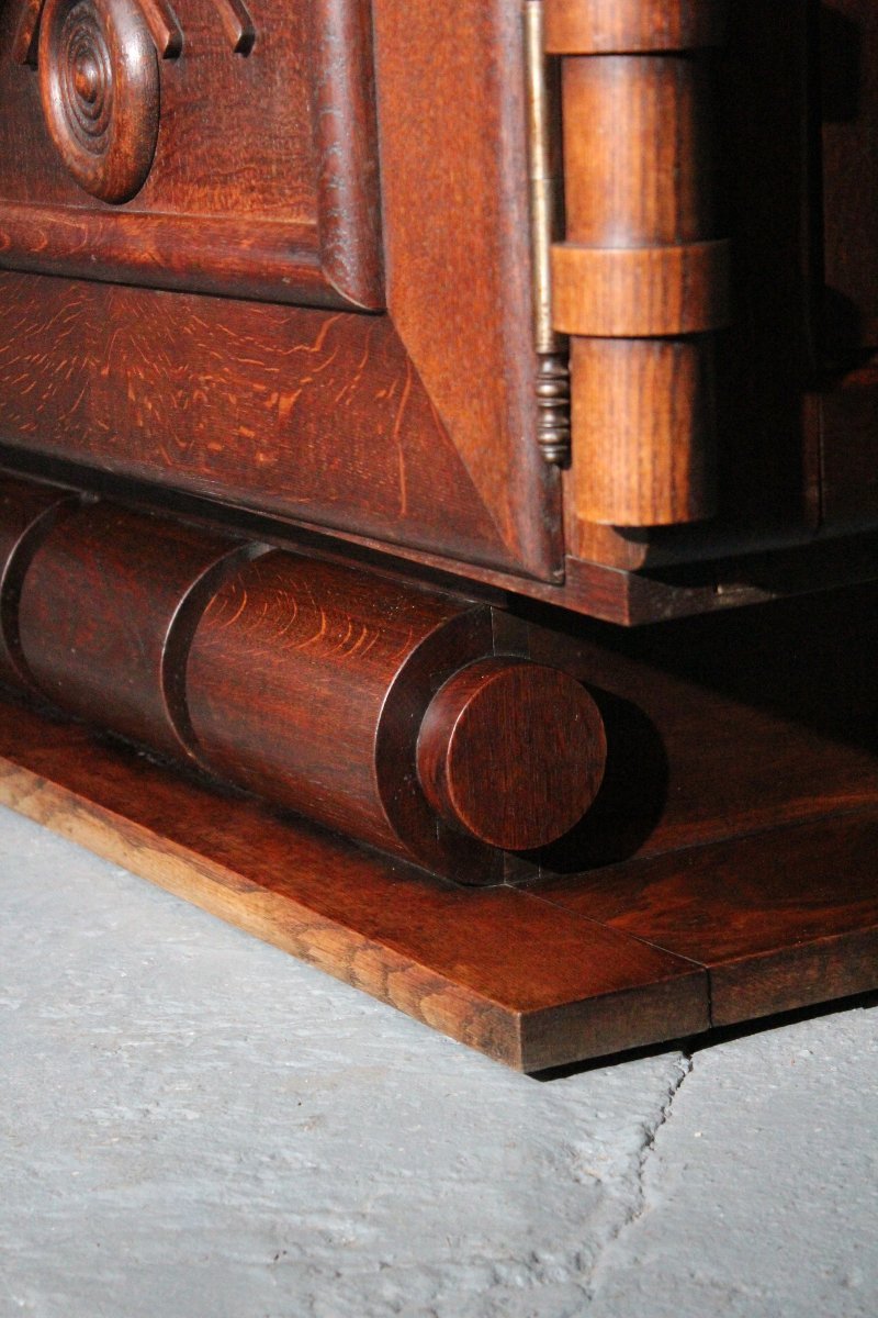 Sculptural Art Deco Sideboard-photo-7