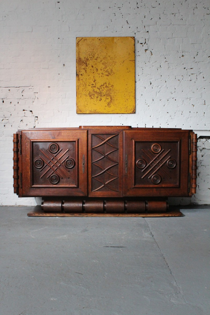 Sculptural Art Deco Sideboard