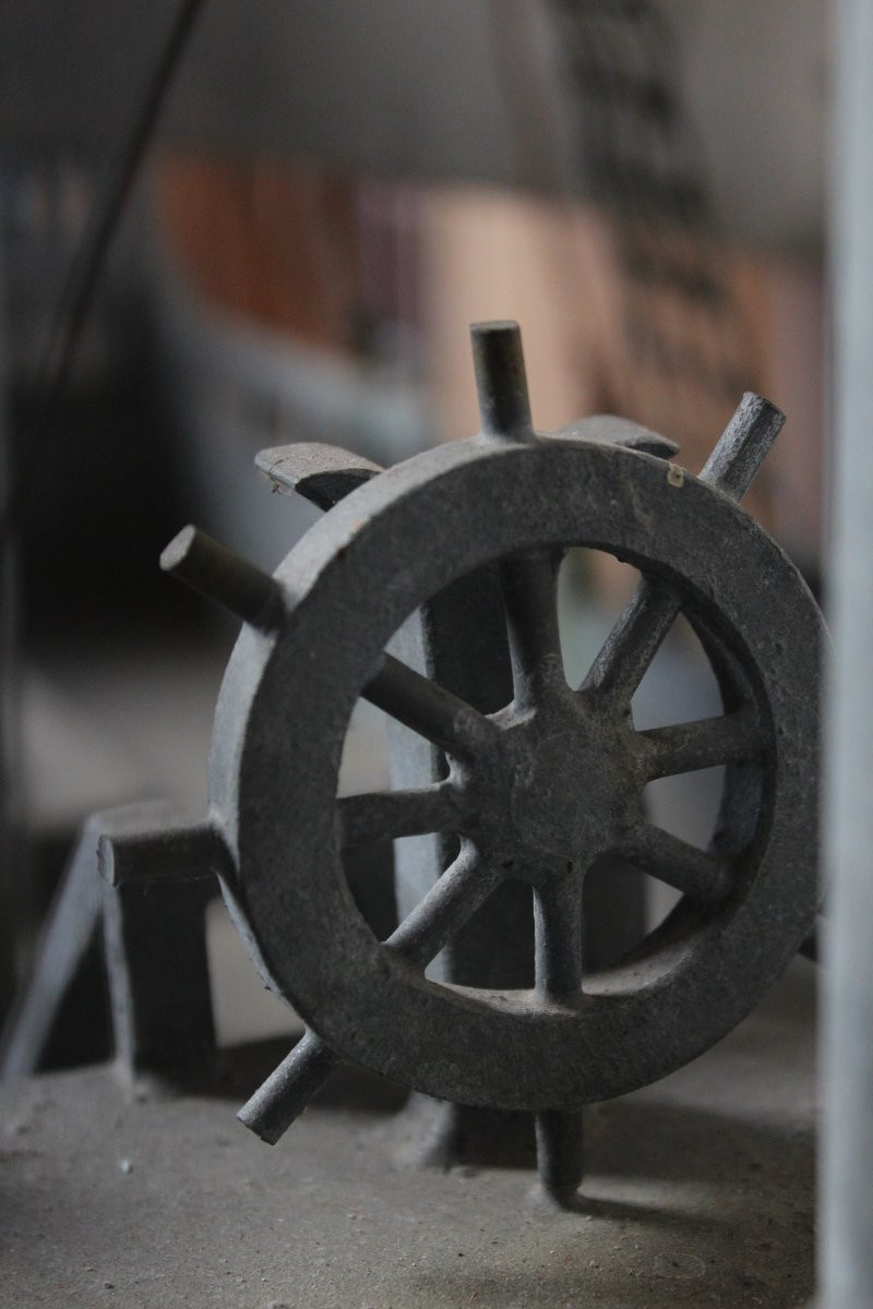 Modèle du bateau unique en zinc-photo-2