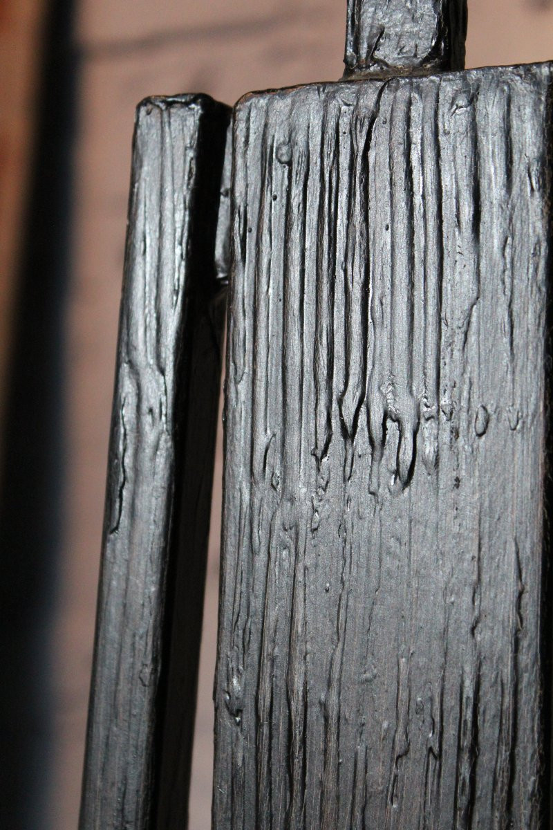 Pair Of Cubist Umbrella Holders / Planters-photo-1