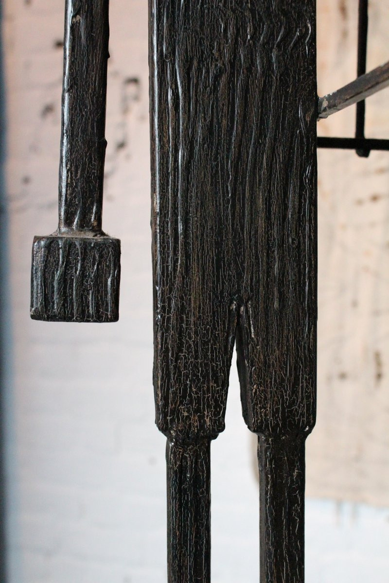 Pair Of Cubist Umbrella Holders / Planters-photo-3