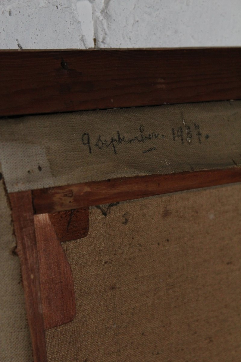 Peinture abstraite « The after » de Louis De Maeyer, 1937-photo-2