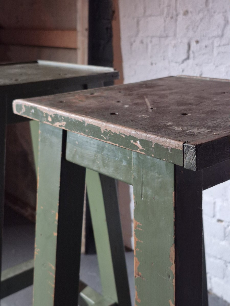 Anciens sellettes de chantier naval-photo-2