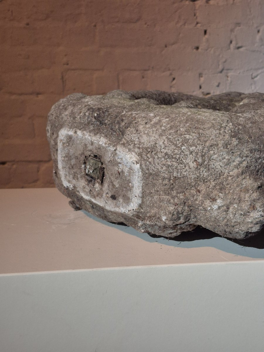 Créature mythique - fragment de pierre du XVIIe siècle-photo-3