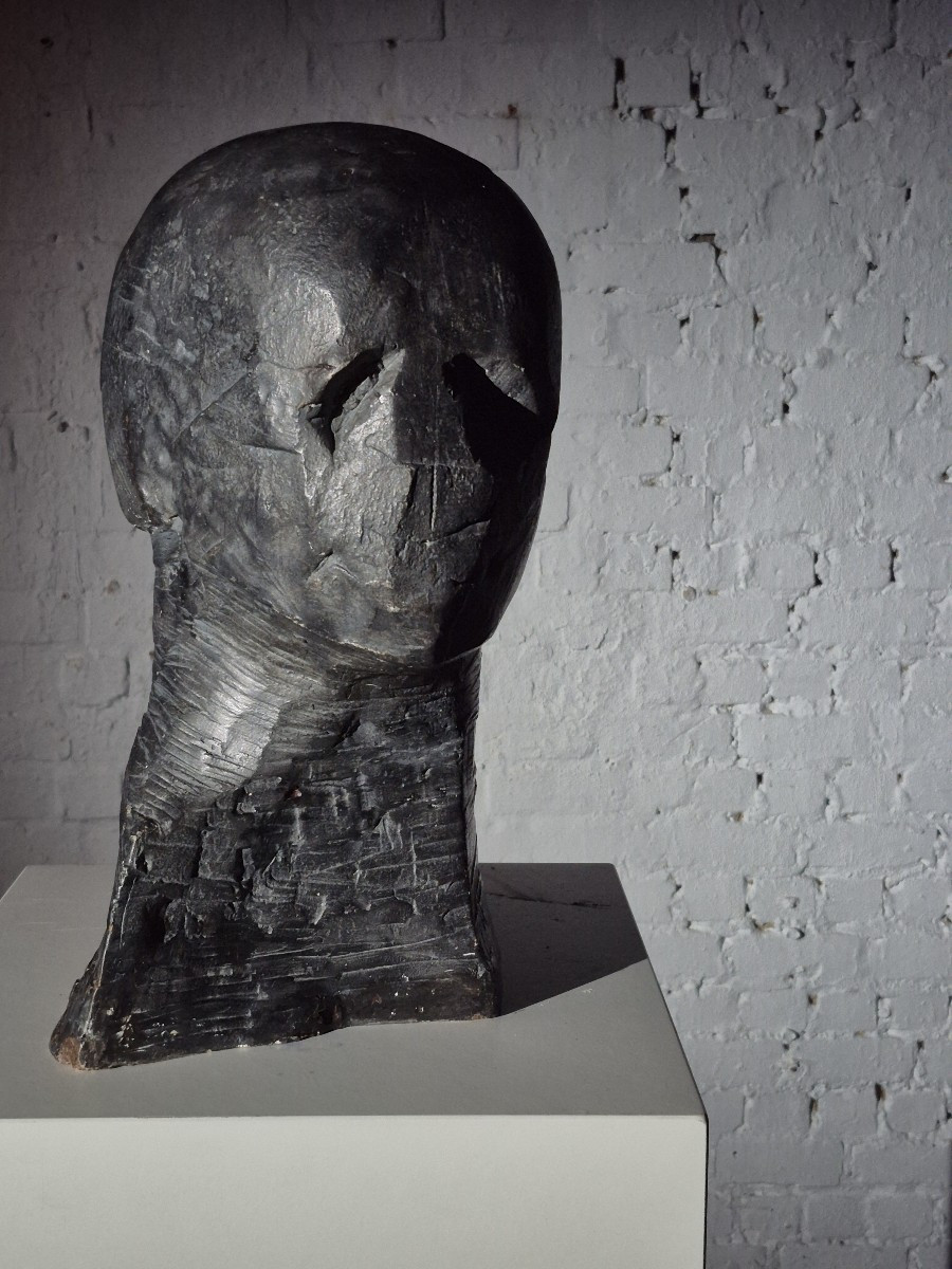 Abstract Sculpture Of A Head