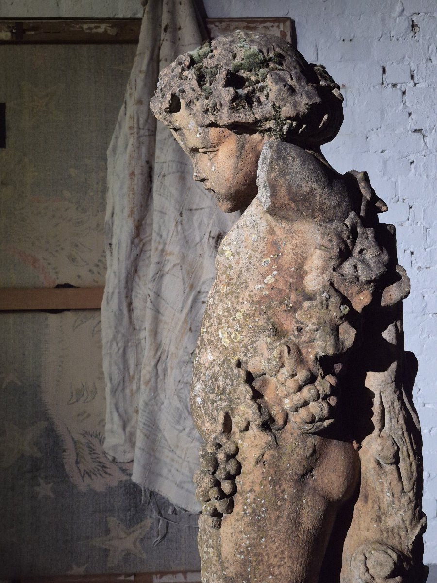 19th Century Stone Putti-photo-5