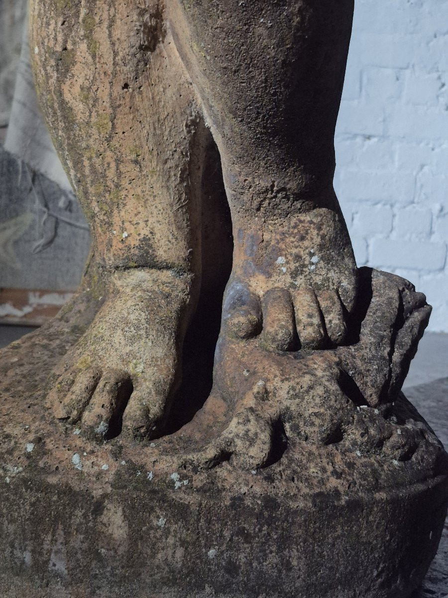 19th Century Stone Putti-photo-6