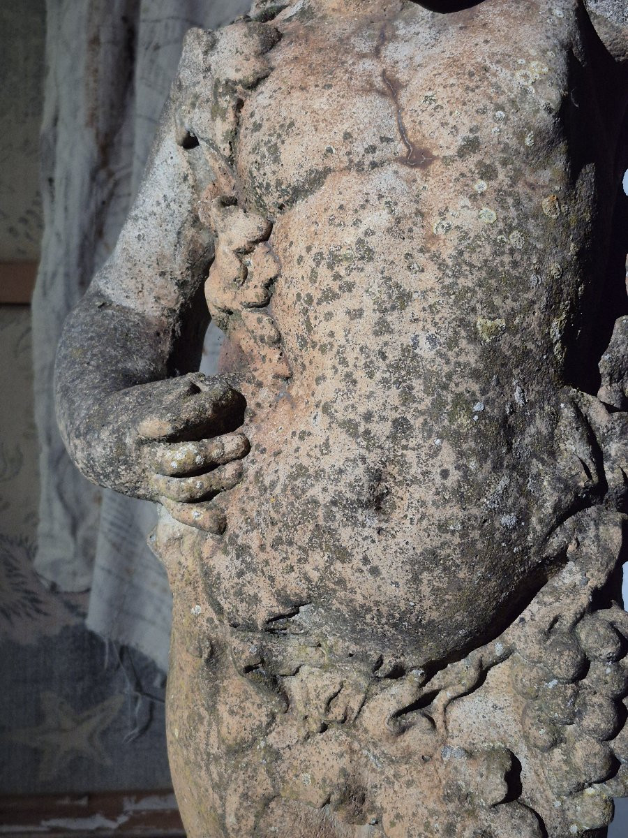 19th Century Stone Putti-photo-8