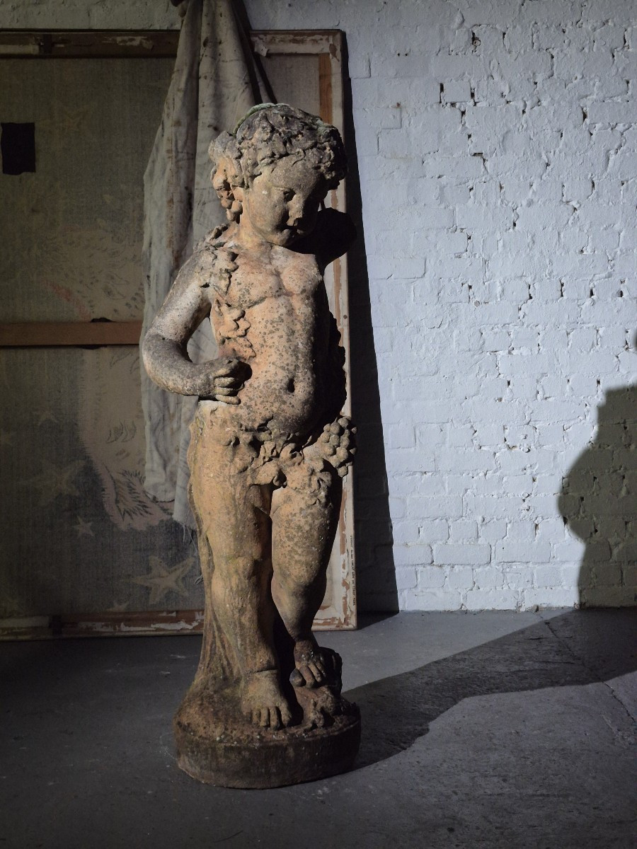 19th Century Stone Putti