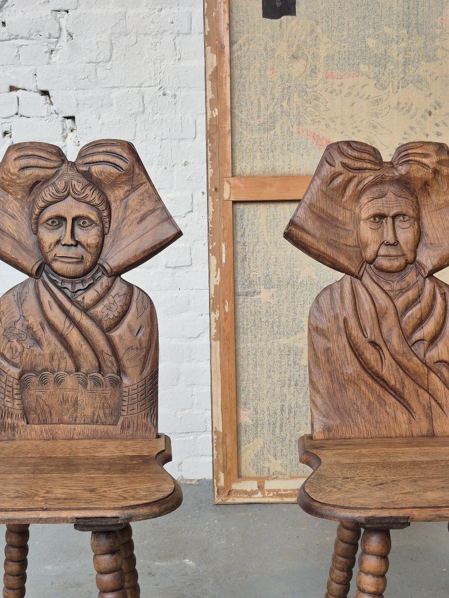 Chaises d’art populaire du XIXe siècle-photo-4