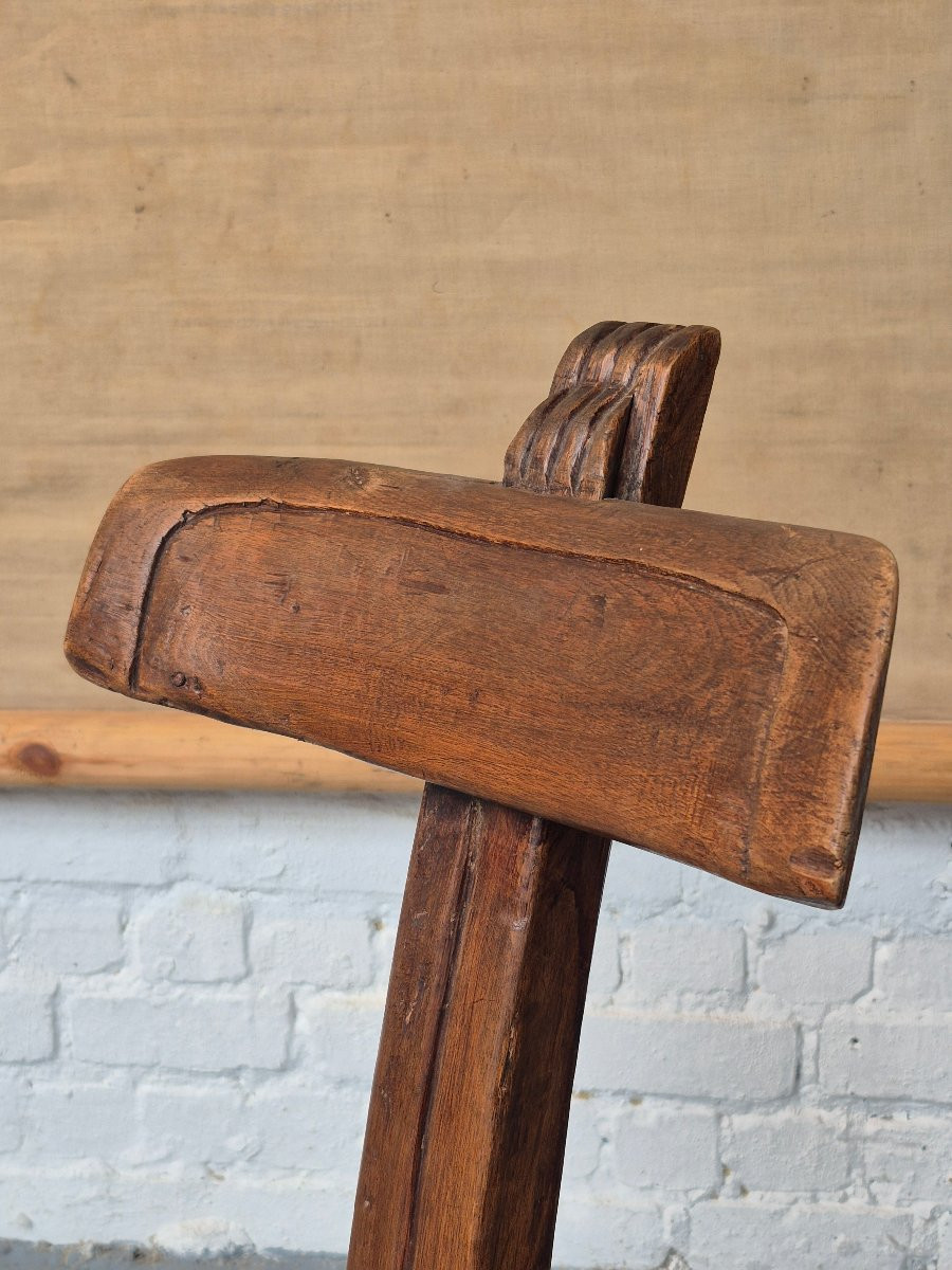 Chaise sculpturale brutaliste-photo-4