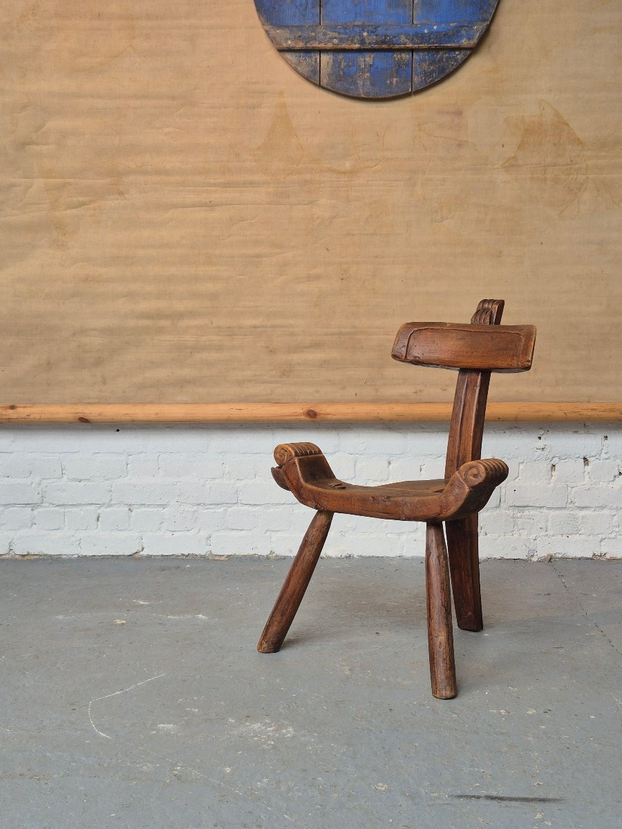 Chaise sculpturale brutaliste-photo-6