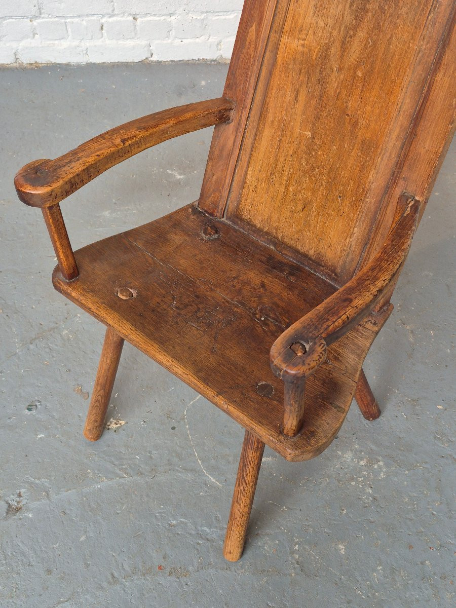 Fauteuil primitive Welsh 18ème-photo-2