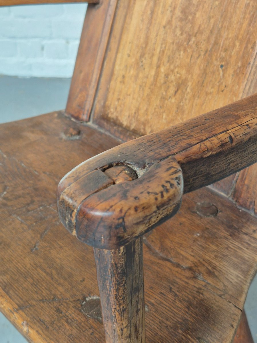 Fauteuil primitive Welsh 18ème-photo-4