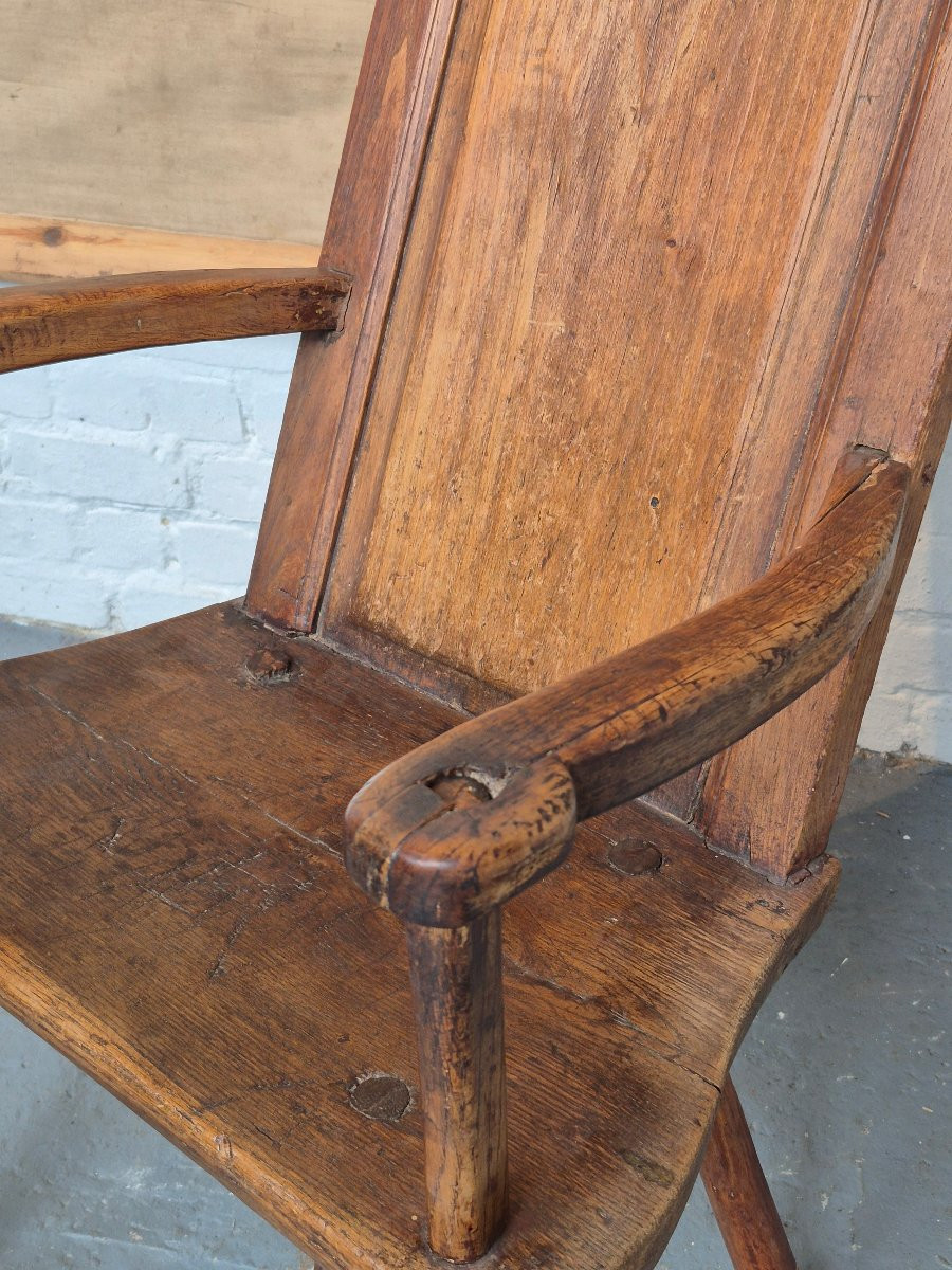 Fauteuil primitive Welsh 18ème-photo-2