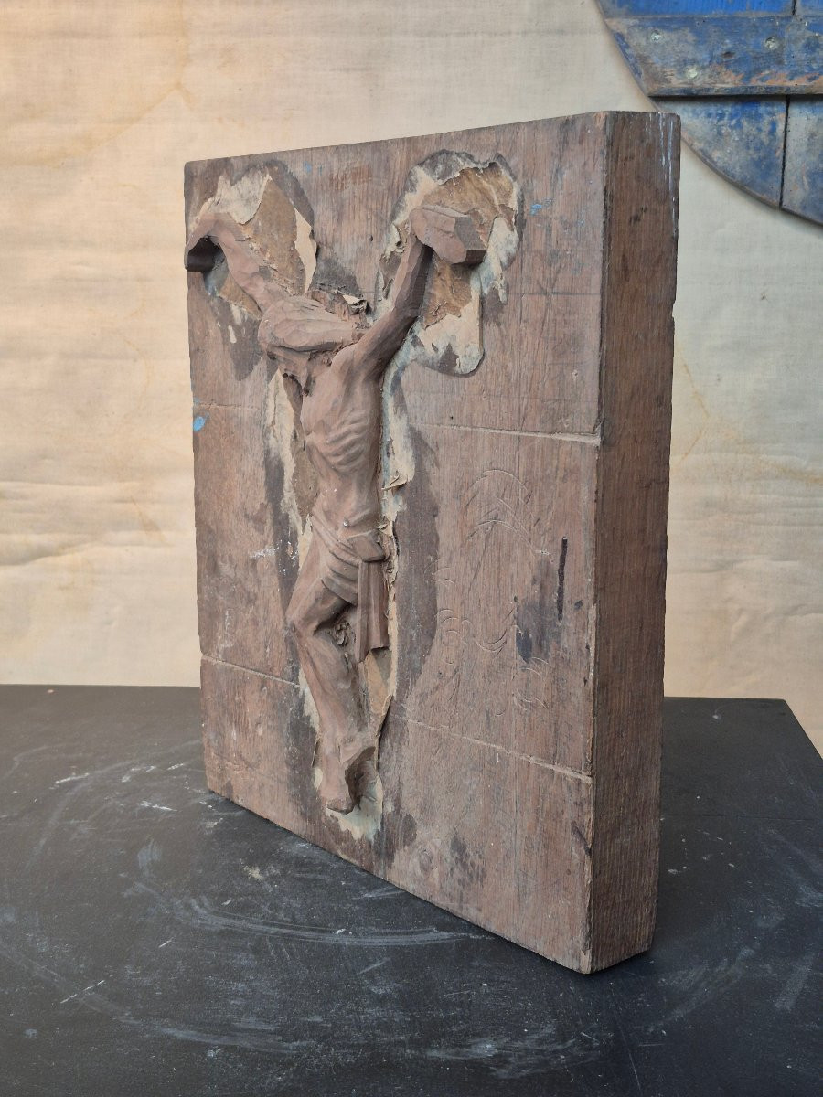 Ancien moule en bois d’un Corpus Christi-photo-6