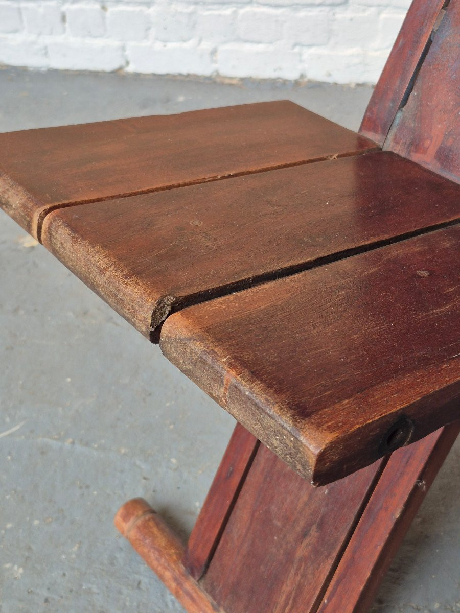 Vintage Folding Chair-photo-4