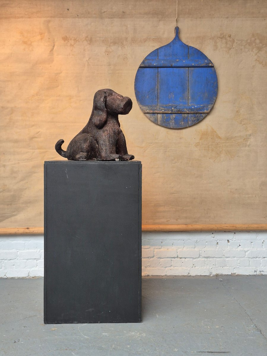 Sculpture en céramique « chien » par Ria Arntz-photo-7