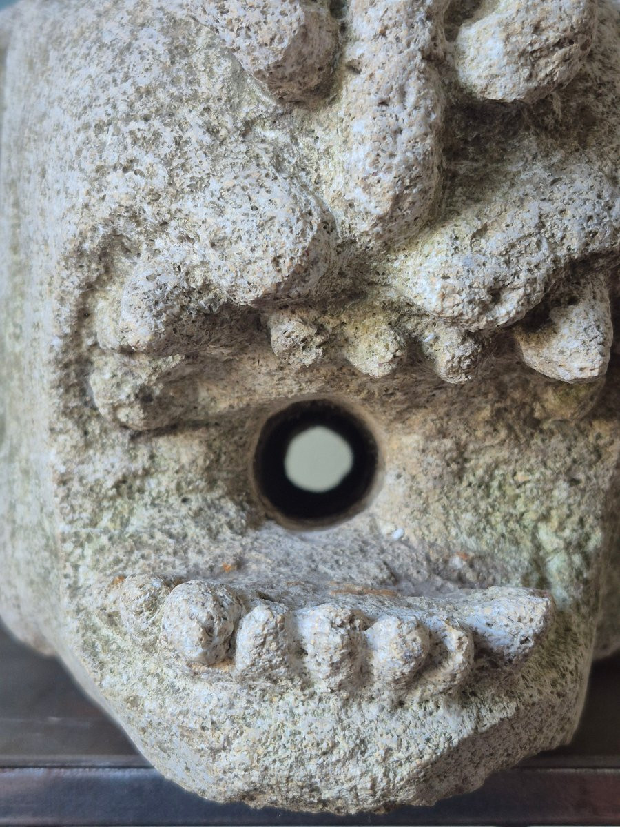 Antique Italian Gargoyle Fragment-photo-5