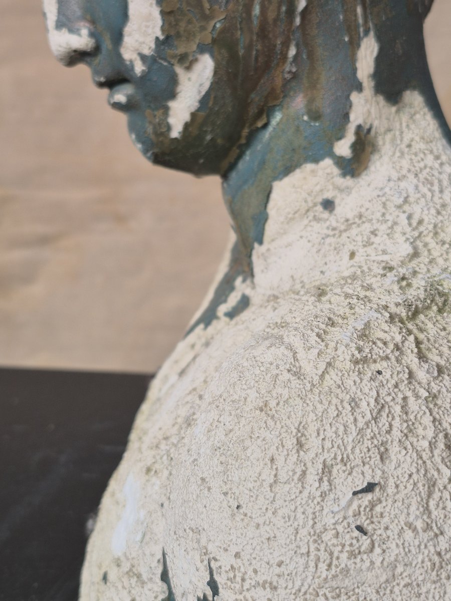 Old Garden Statue Of 'apoxyomenos'-photo-7