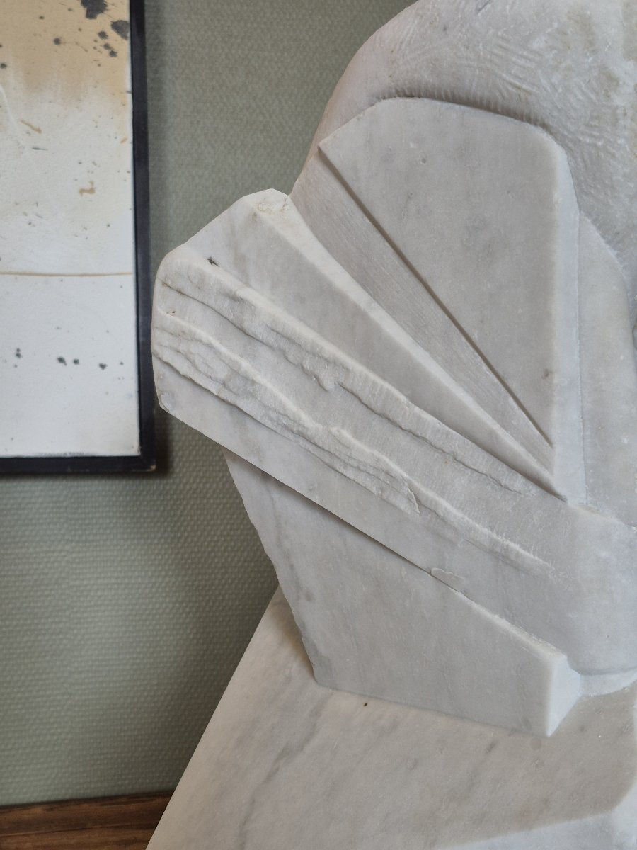 Abstract Sculpture By Joshu Genku (1947-2021)-photo-3