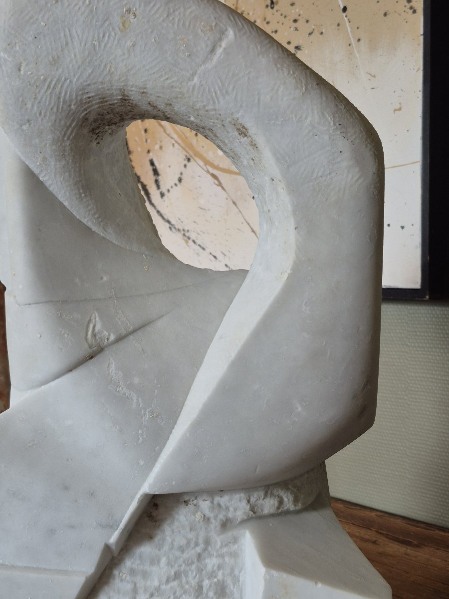 Abstract Sculpture By Joshu Genku (1947-2021)-photo-8